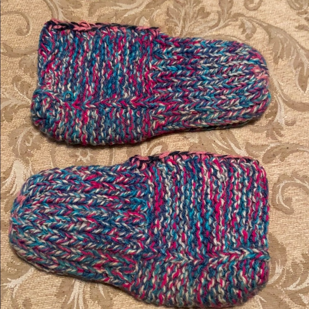 Hand Knit Slippers - Picture 2 of 5